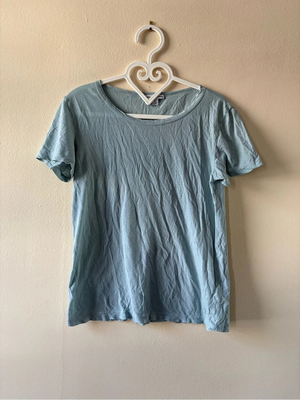 James Perse Blue Cotton Tee